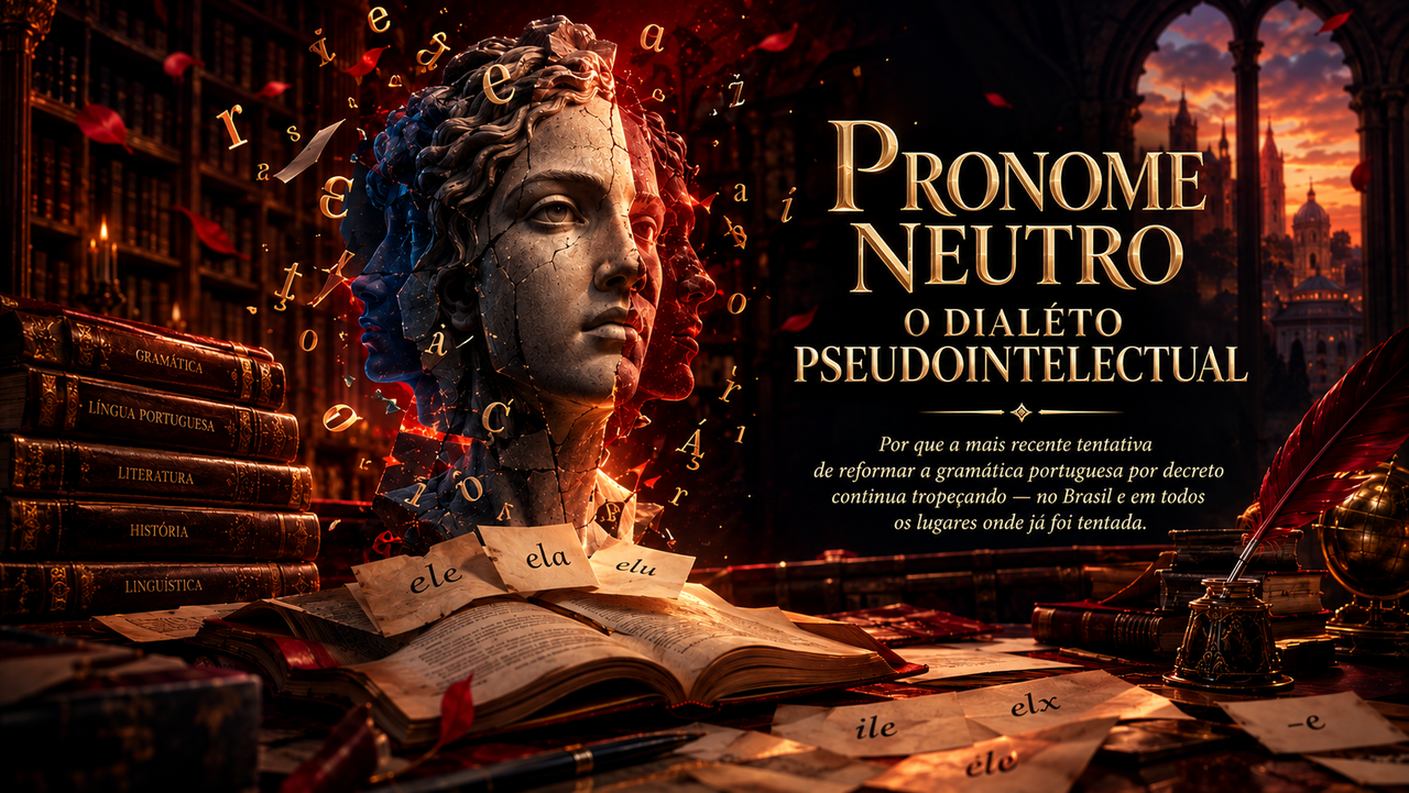Pronome neutro: o dialeto pseudointelectual - Por que a mais recente tentativa de reformar a gramática portuguesa por decreto continua tropeçando