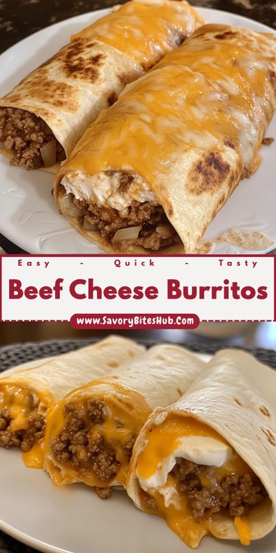 Beef Cheese Burritos