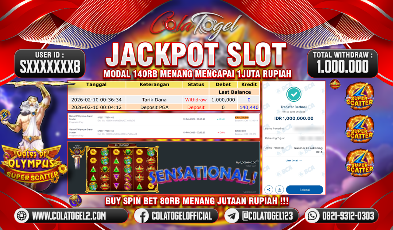 JACKPOT SLOT GACORR!!