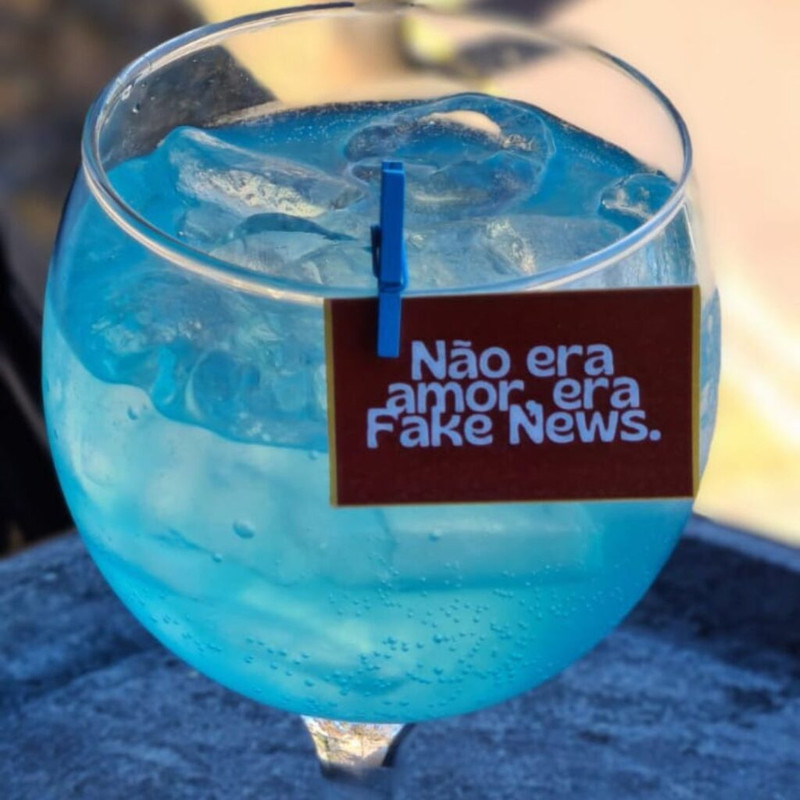 Tag para drink exemplo