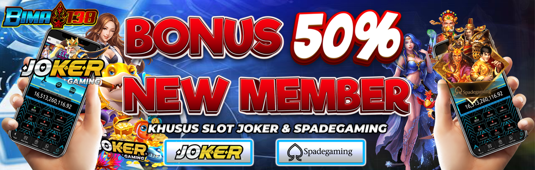 BONUS NEW MEMBER SLOT 50%