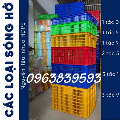 Sóng nhựa giao hàng sau xe máy, rổ nhựa shipper rẻ / 0963.839.593 Ms.Loan Song-nhua-chu-nhat-dan-rong