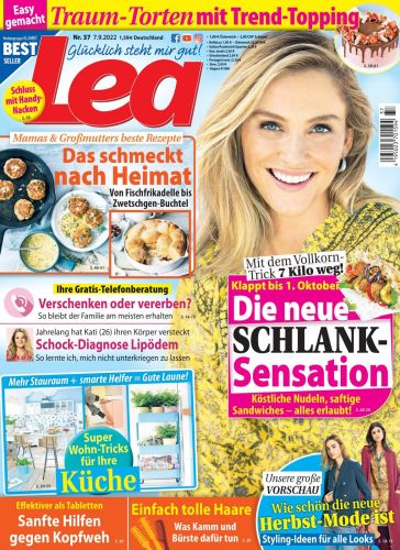 Lea Frauenzeitschrift No 37 vom 07  September 2022
