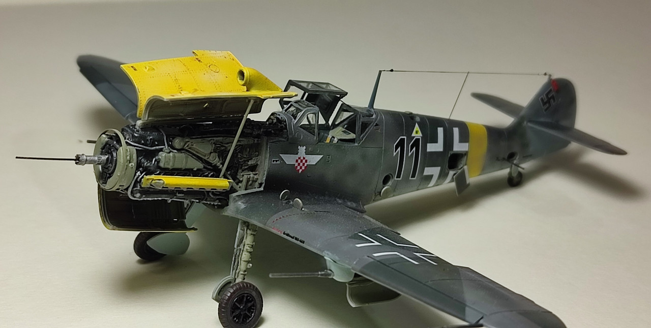 Bf 109 G-2 "crni 11"  Eduard 1/72 7