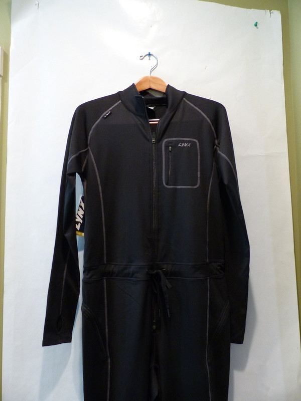 LYNX MENS RIDING GEAR ONE PIECE MID LAYER BLACK SIZE LARGE