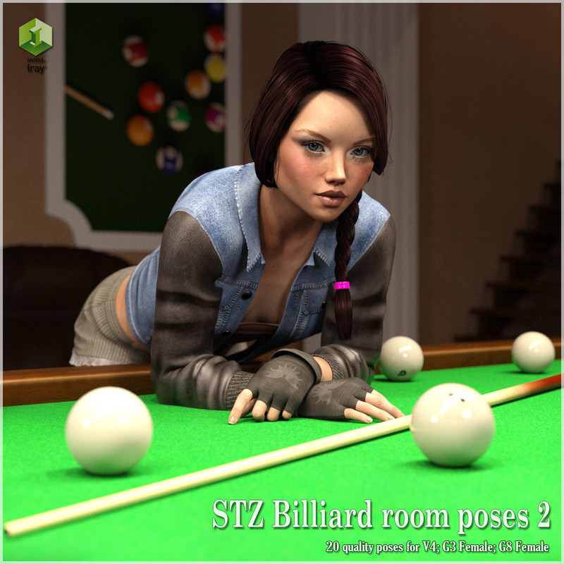 STZ Billiard room poses 2
