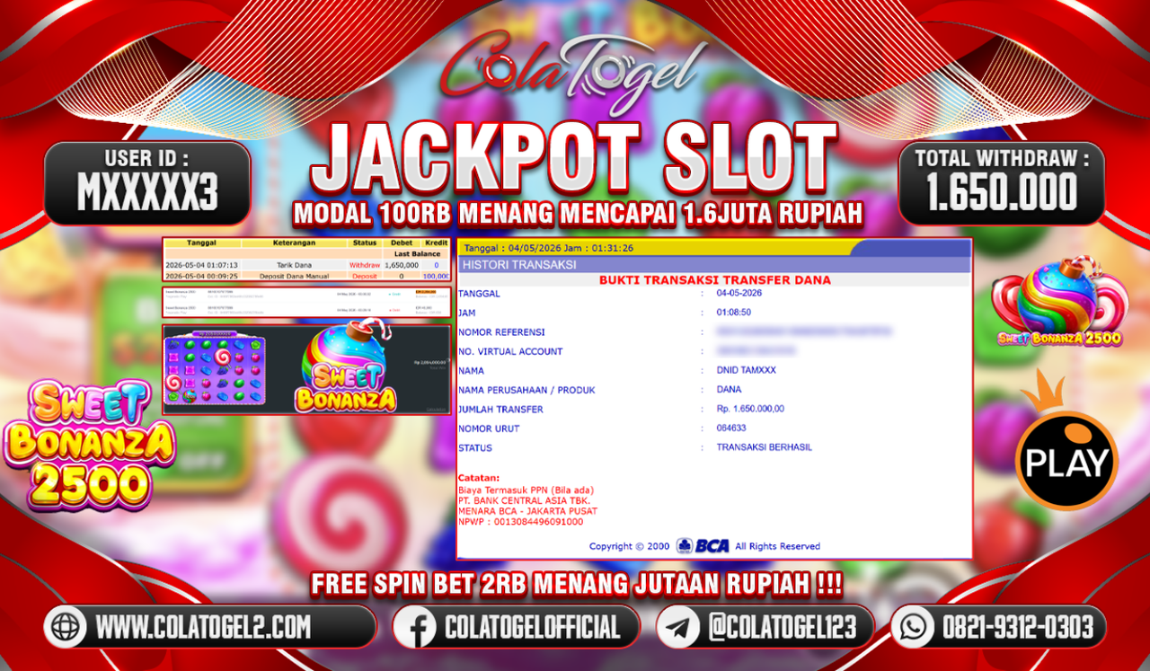 JACKPOT SLOT GACOR!!