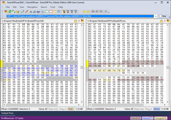 ExamDiff Pro Master Edition v11.0.1.15 ExamDiff Pro Master Edition v11.0.1.15