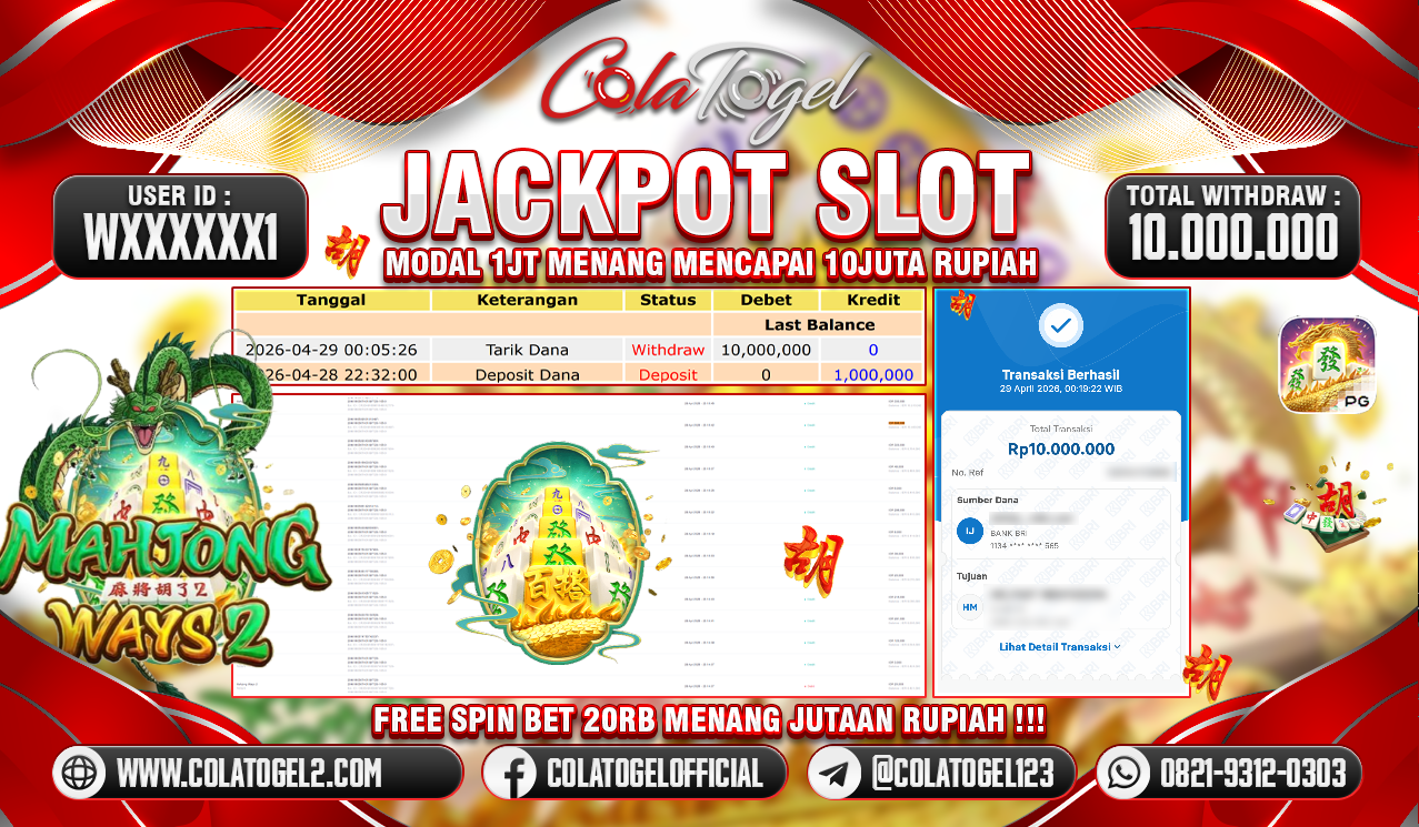 JACKPOT SLOT GACOR!!