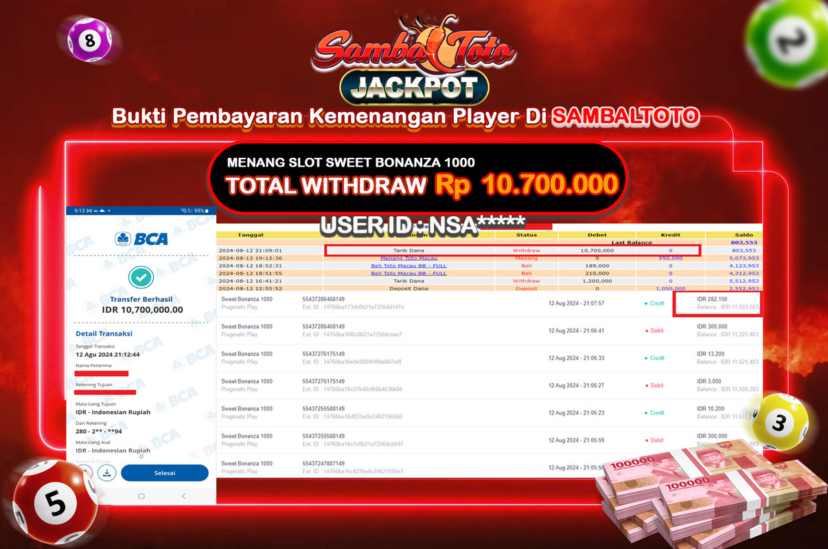 Bukti JP ( 12 Agustus 2024 ) Lunas Rp 10.700.000,-