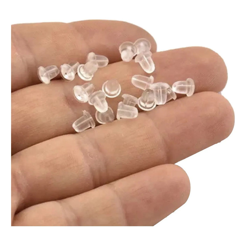 20 Tapón tope Mariposas En Silicona antideslizante Para Aretes
