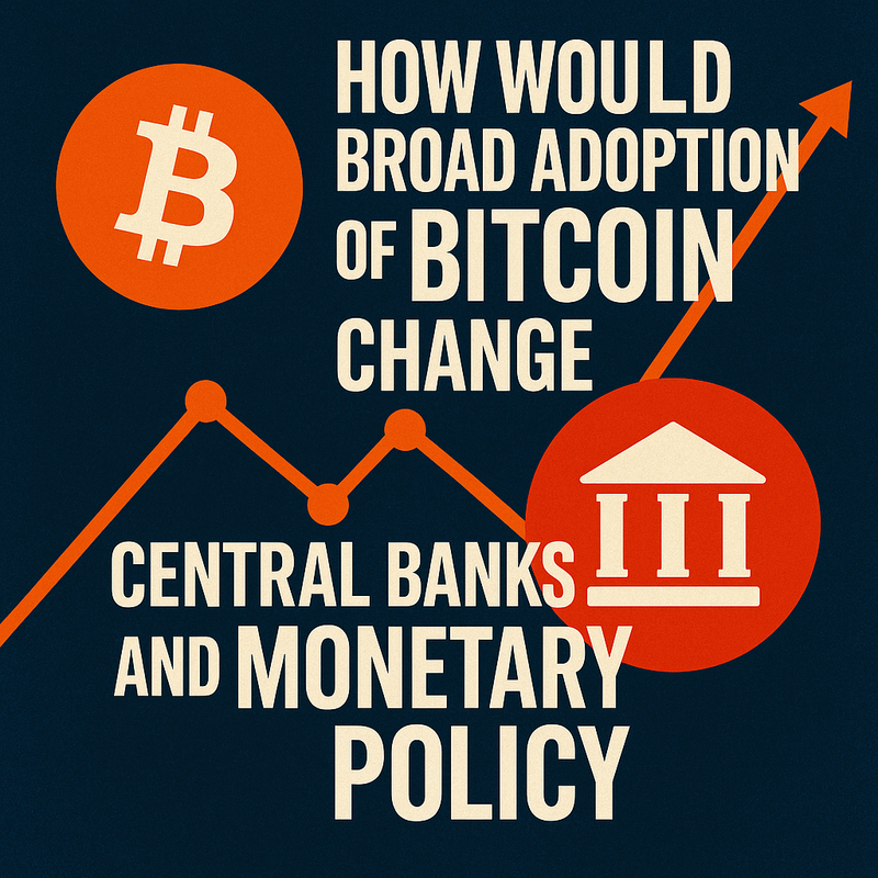 How would broad adoption of Bitcoin change central banks and monetary policy