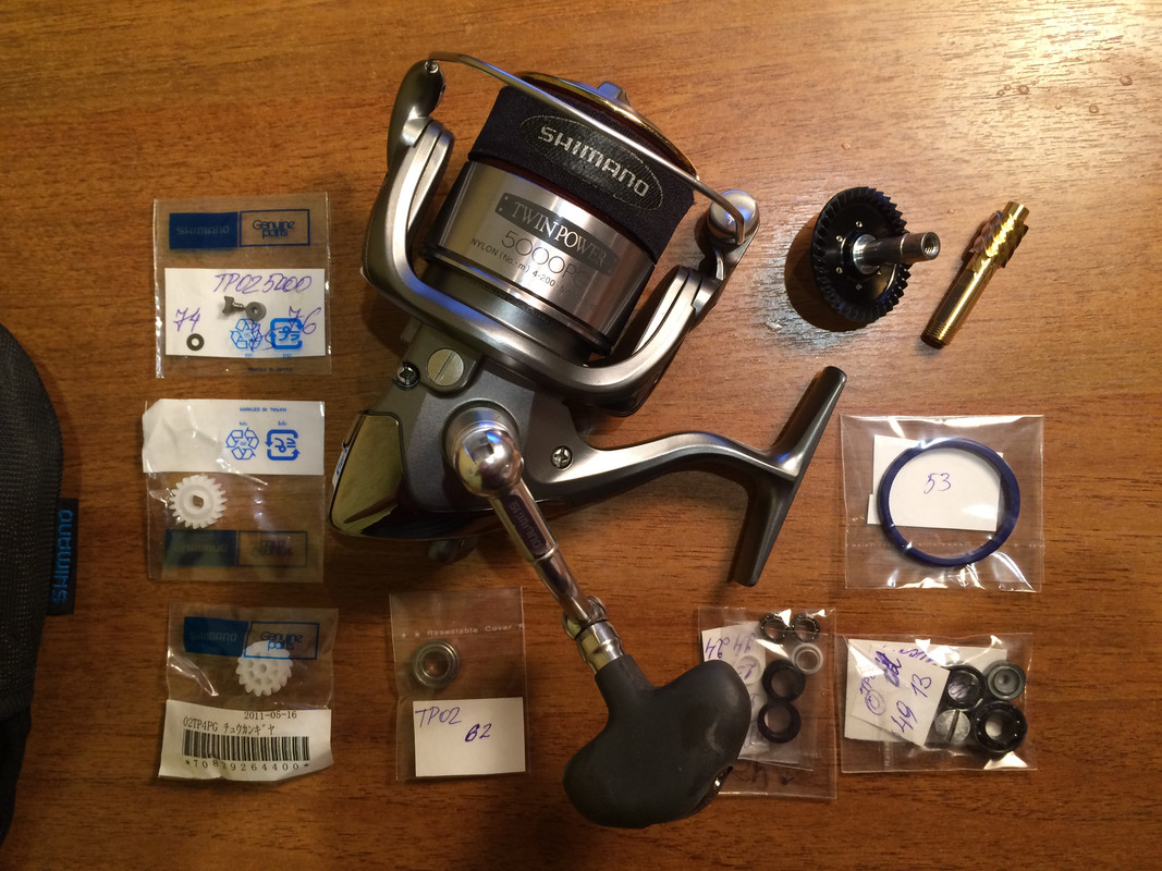 Shimano Twin Power 02 5000 PG главная пара