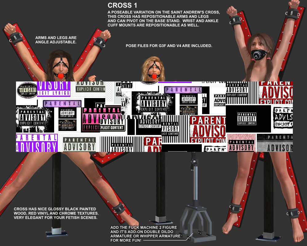 *REPOST Bondage Furnishings Core Package For Daz Studio