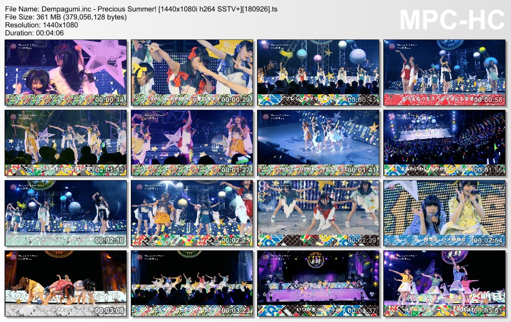 Dempagumi.inc - Precious Summer! [1440x1080i h264 SSTV ][180926]