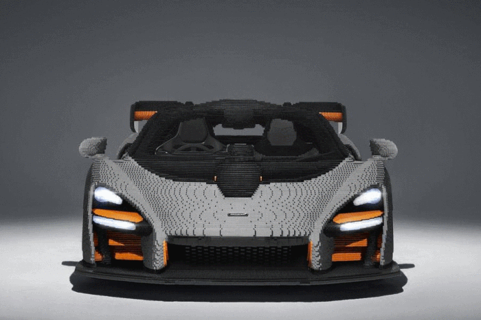 Félmillió elemből készült a LEGO-McLaren 6 mclaren-lego