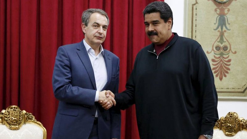 Rodríguez Zapatero y Nicolás Maduro Rodríguez Zapatero y Nicolás Maduro