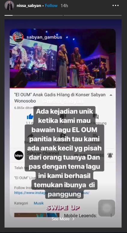 Anak hilang di konser Sabyan di Wonosobo