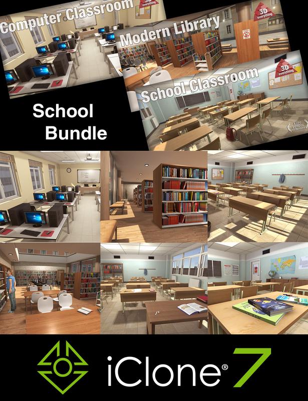 iClone Pack: School Bundle iClone Pack: School Bundle
