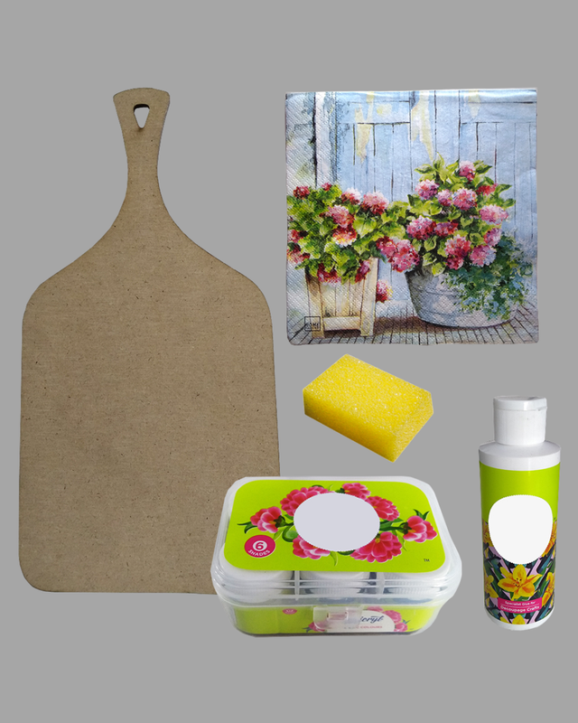 Decoupage Art on Chopping Board DIY Kit 