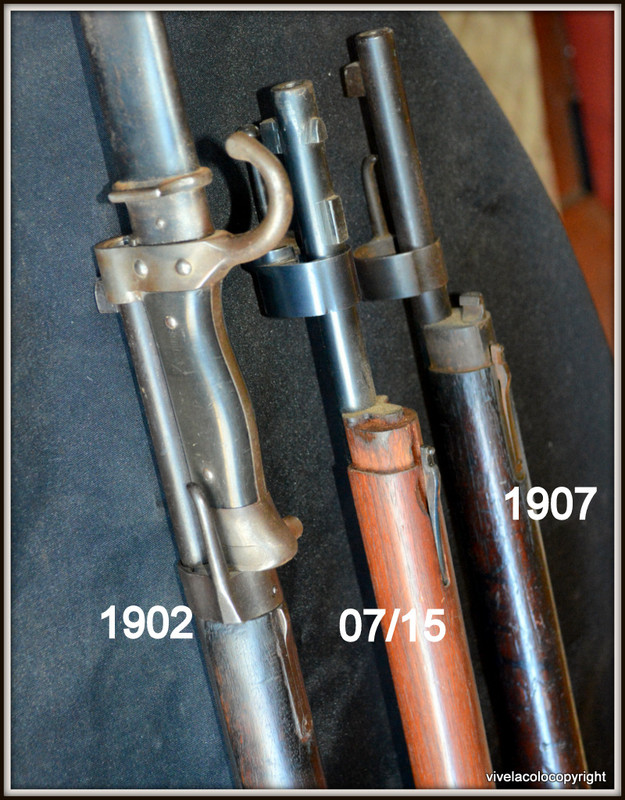 Fusils Berthier Mle 1907 ou 07/15 1er type équipés de baionnettes de mousqueton Mle 1892 DSC-0151