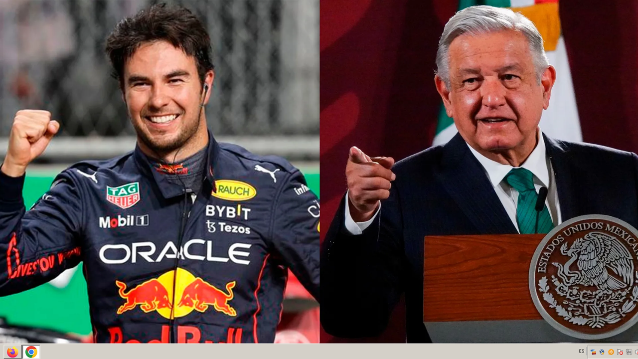 AMLO felicita a Checo Pérez por llegar al podio de la F1 en el GP de México