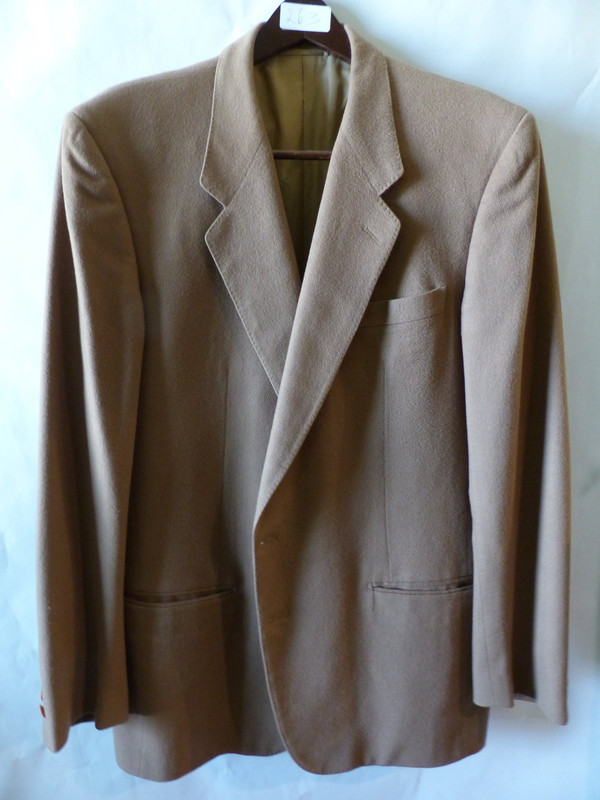 BALLANTYNE TAN MENS SUIT JACKET US SIZE 46 EURO 56