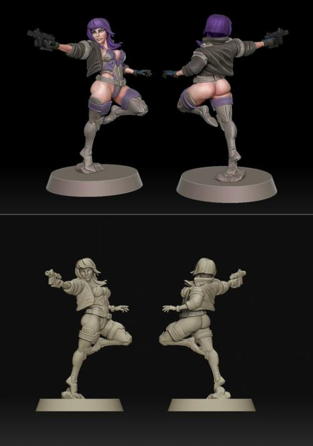 Kusanagi Motoko – 3D Print Model