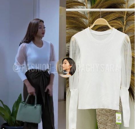 Baju yang dikenakan Glenca 