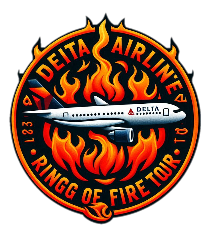 Award for completing the Ring of Fire Tour Destinations tour.