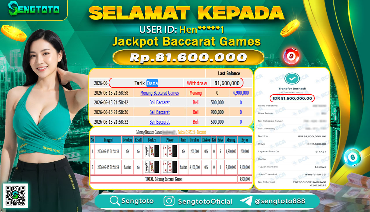 BUKTI PEMBAYARAN LIVEGAME BACCARAT  GAMES