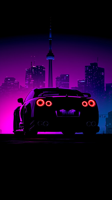 Nissan_GT-R_silhouette_against_neon_Tokyo_skyline_pur_3d13aab6-8ea2-41f5-bace-957fdd28fadb