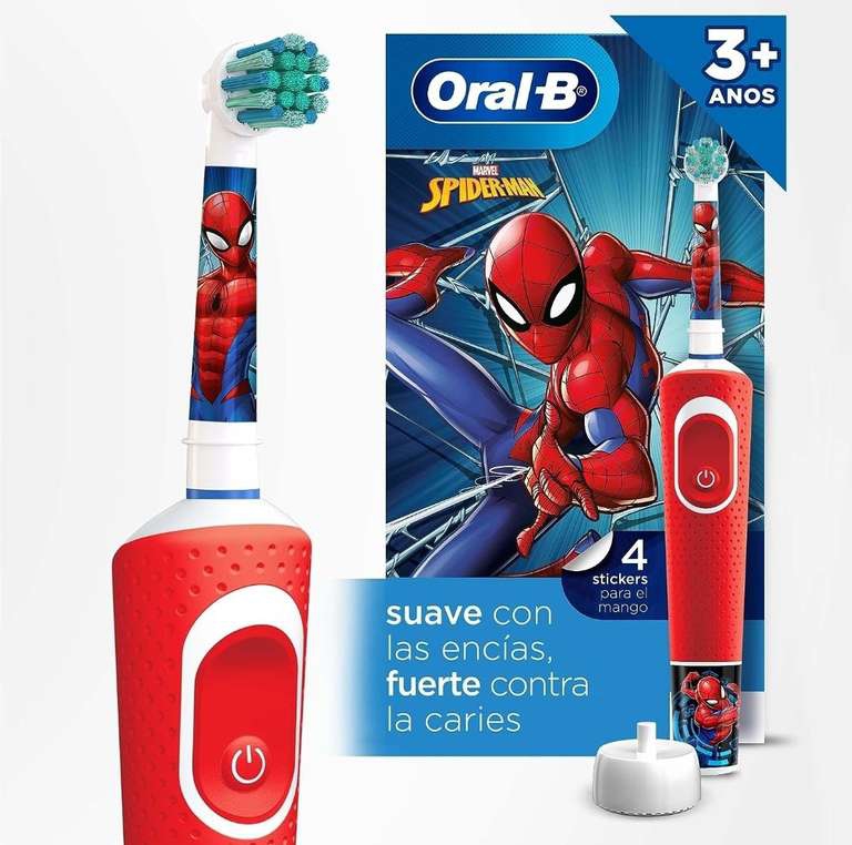 Amazon. Cepillo Eléctrico Infantil Recargable Oral B Spiderman 
