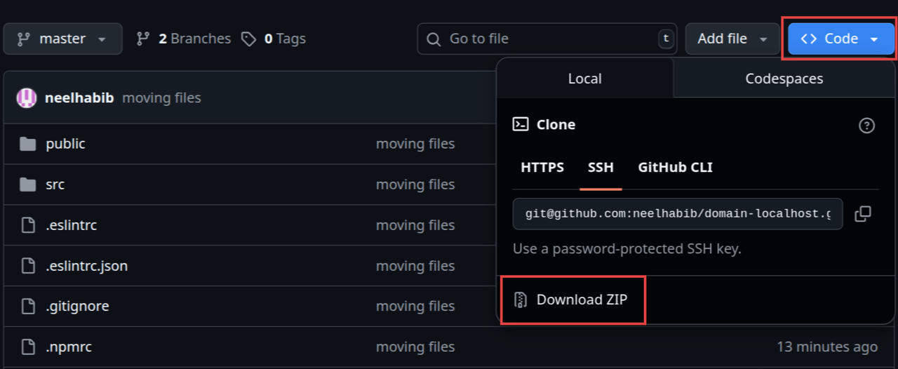 Download from GitHub