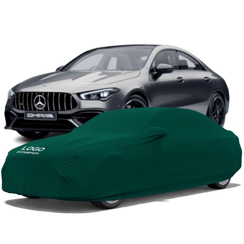1 Imagem verde Mercedes Sedan CLA 35 AMG