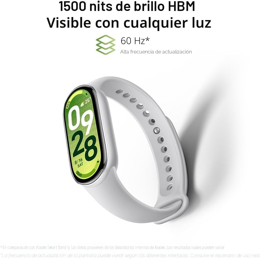 Pulsera inteligente Xiaomi Smart Band 10 vista frontal
