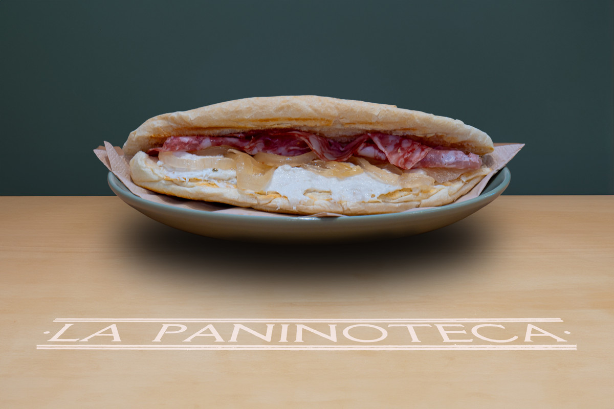 30 Crema di dentice, salame e cipolla caramellata