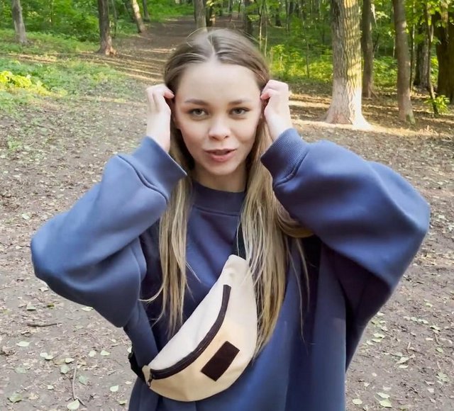 Shy Student Girl Studying Anatomy In Practice 26