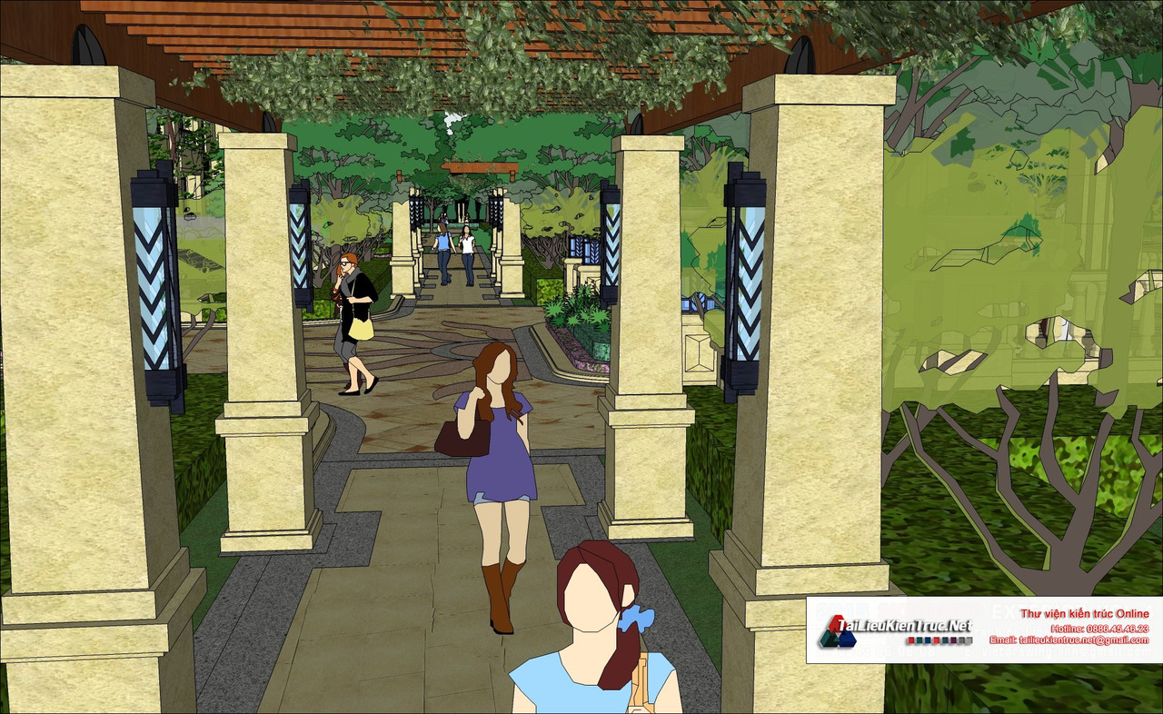 9-model-phoi-canh-3d-file-sketchup-biet-thu-lau-dai-phap-co68 (1