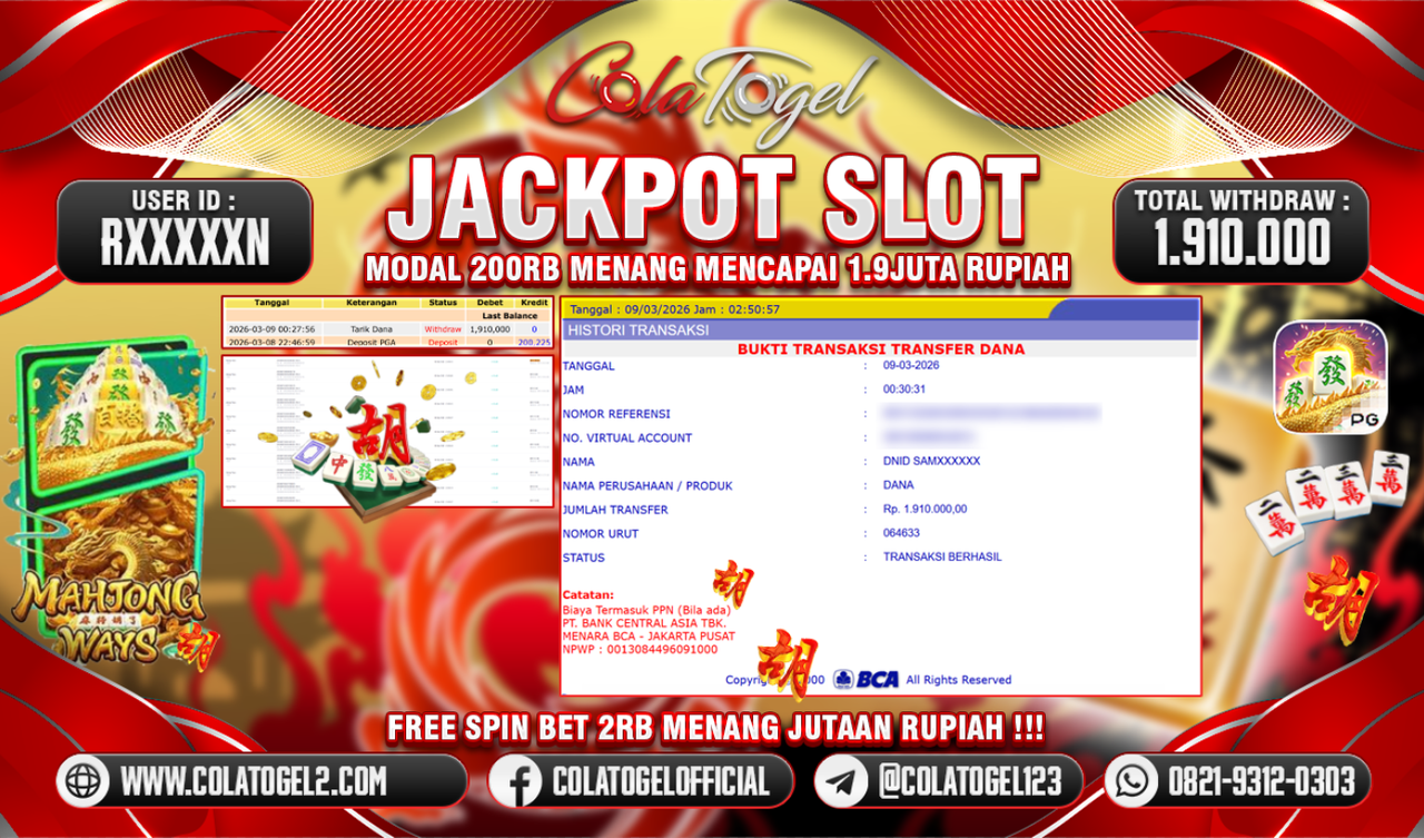 JACKPOT SLOT GACORR!!