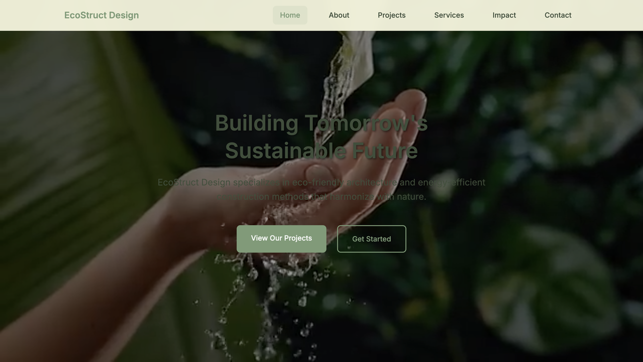 Demo Three Website Preview