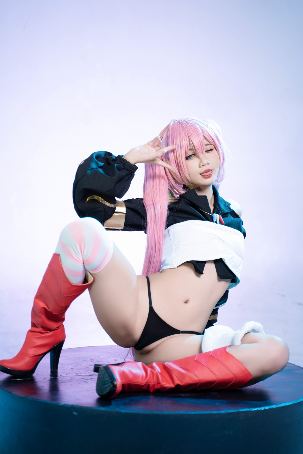 PoppaChan Milim Nava Cosplay (That Time I Got Reincarnated) – 119 Photos 8 Videos 765MB插图7