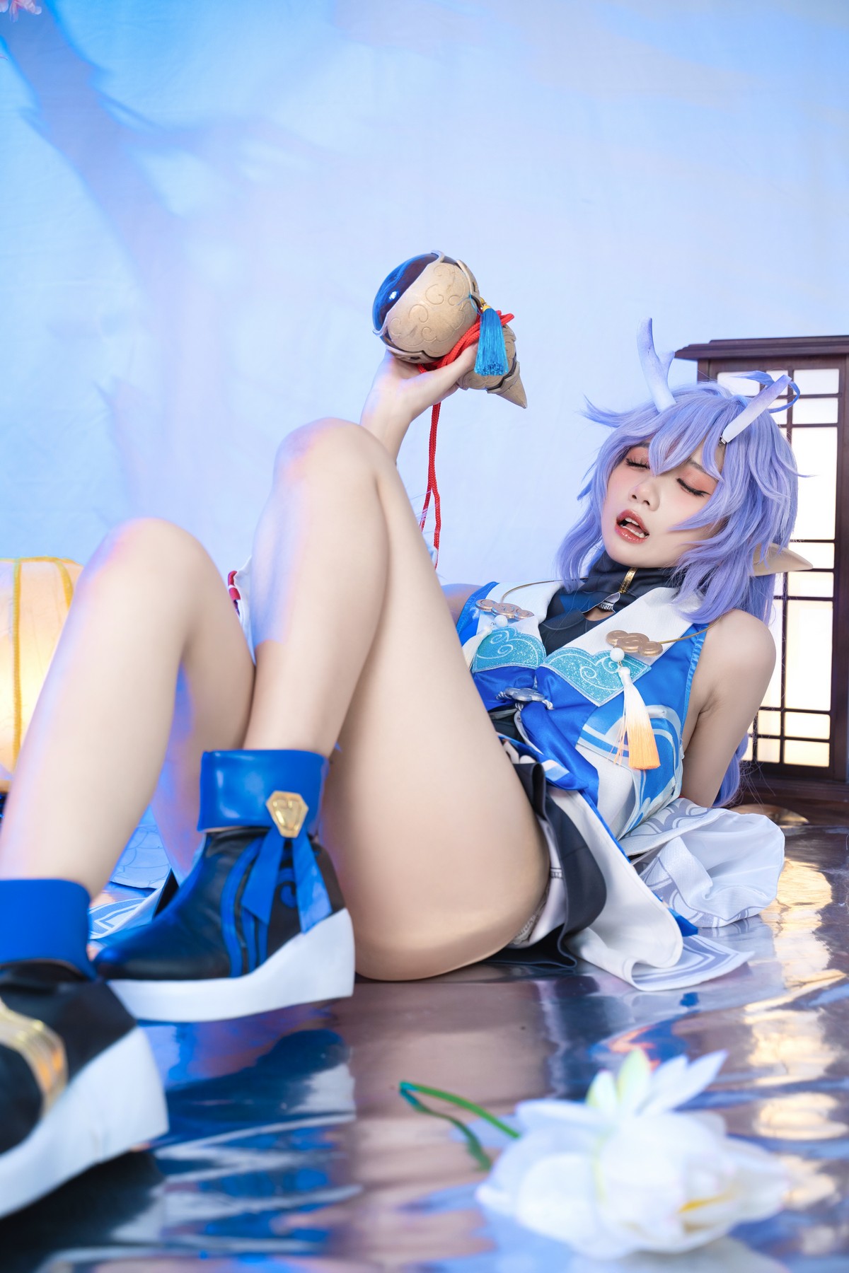 PoppaChan Bailu Cosplay Pack (Honkai Star Rail) – 155 Photos 12 Videos 457MB插图5