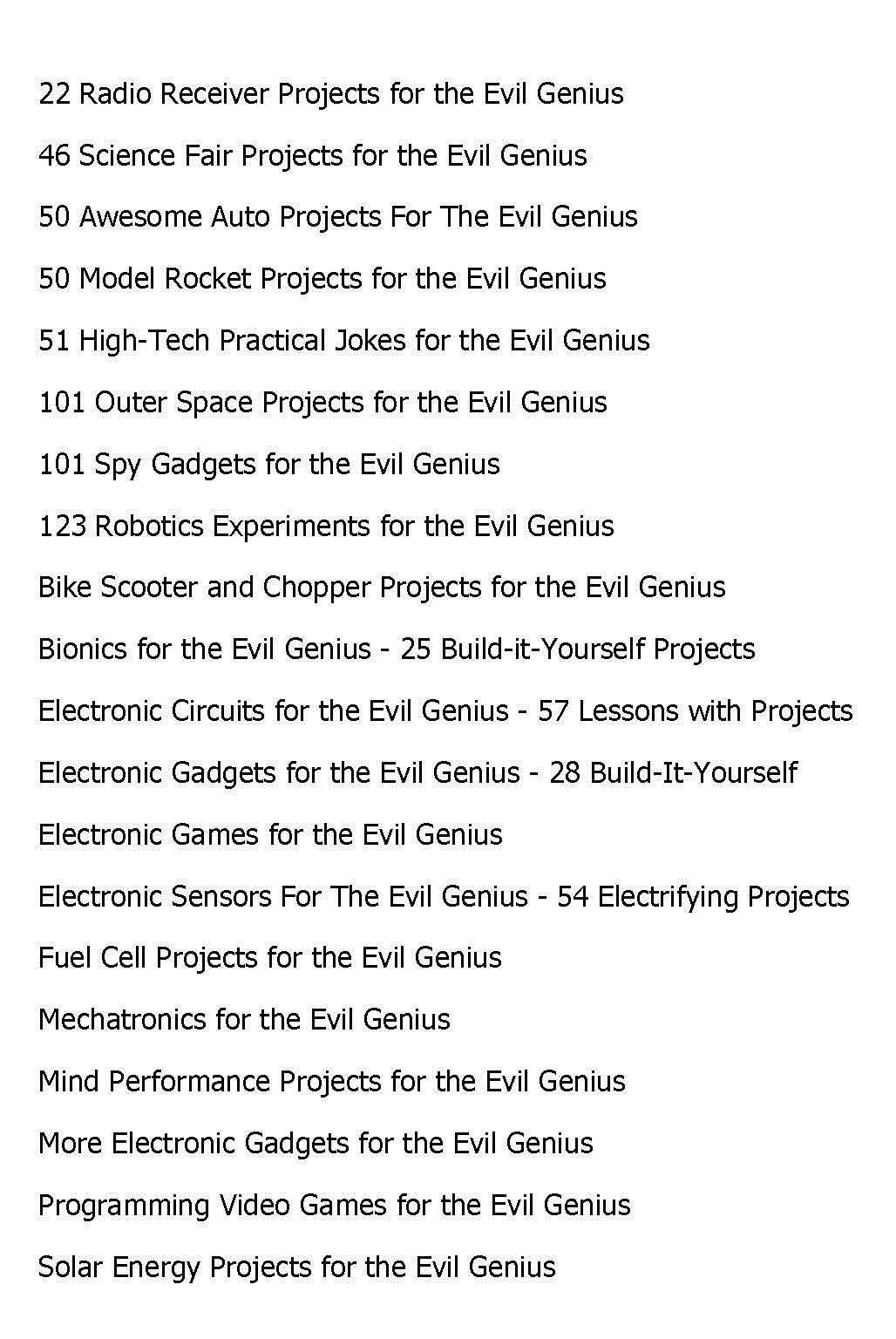 20 Evil Genius Books Collection Pack-1 20 Evil Genius Books Collection Pack-1
