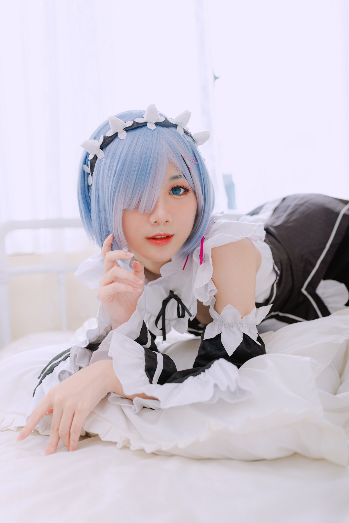 PoppaChan Rem Cosplay Simple Set – 20 Photos 61MB插图
