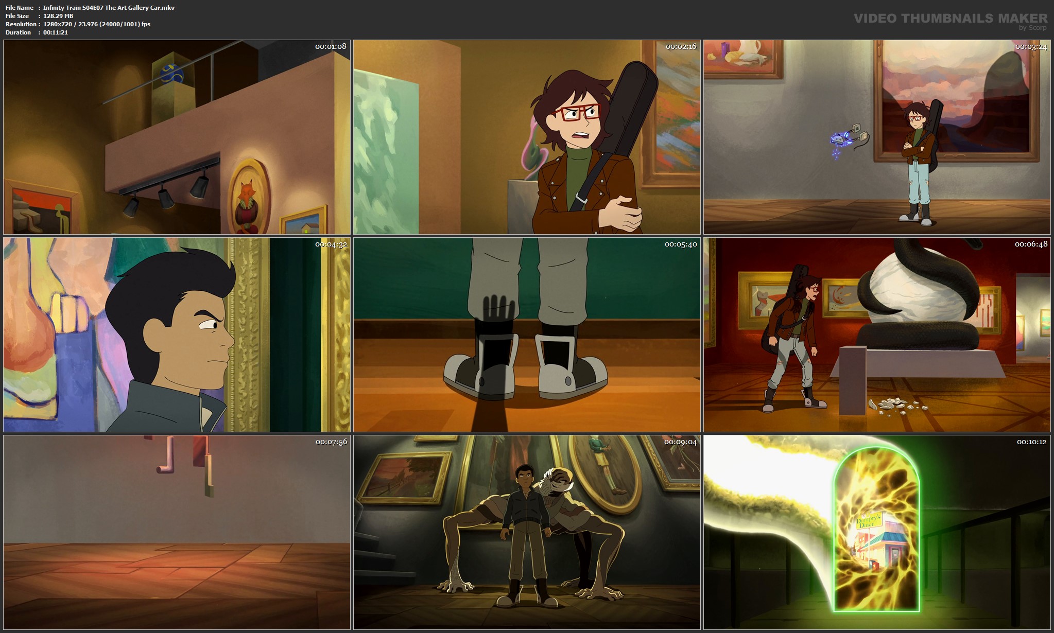 Infinity Train S04 E07 The Art Gallery Car mkv — Postimages