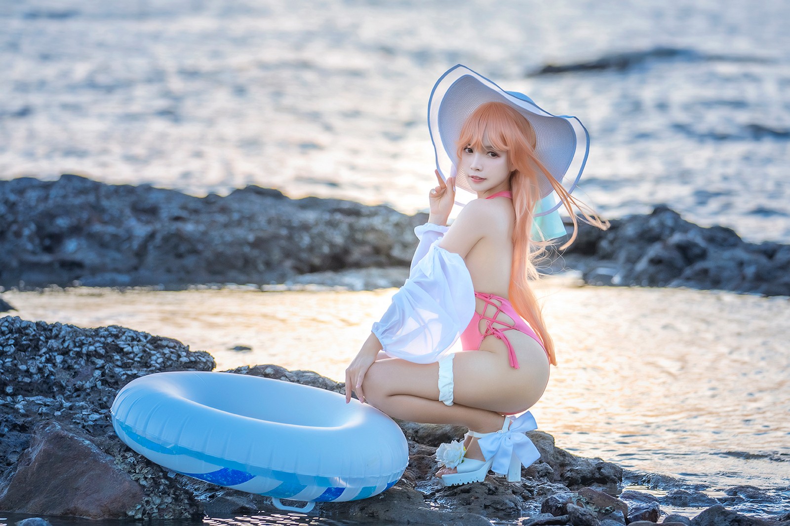 Neko-薇薇 黎塞留泳装 Cosplay 夏日写真合集（25P｜57MB）插图4