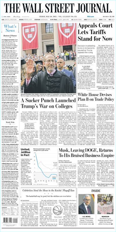 The Wall Street Journal May 30-2025