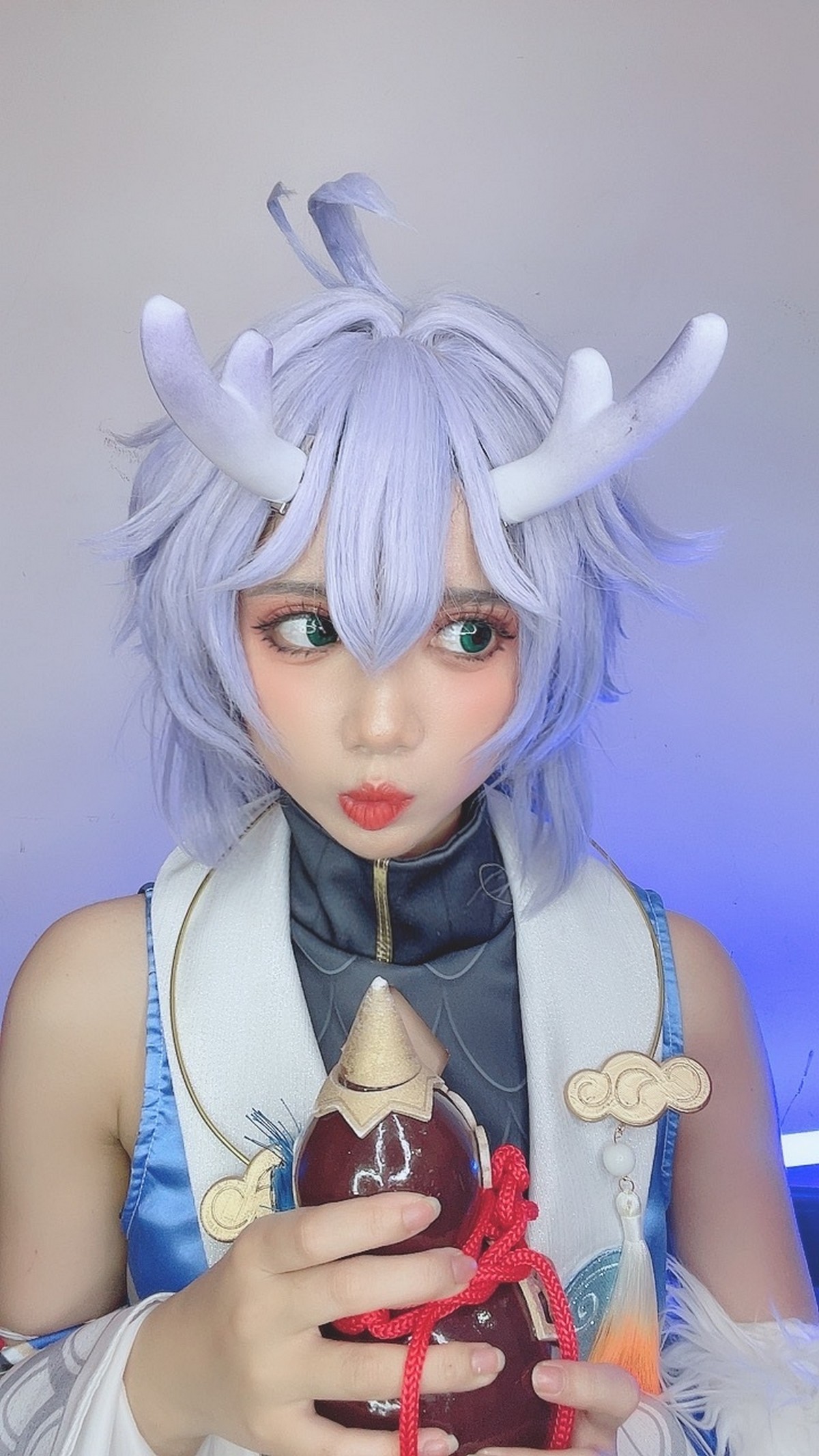 PoppaChan Bailu Cosplay Deluxe (Honkai Star Rail) – 155 Photos 12 Videos 459MB插图9