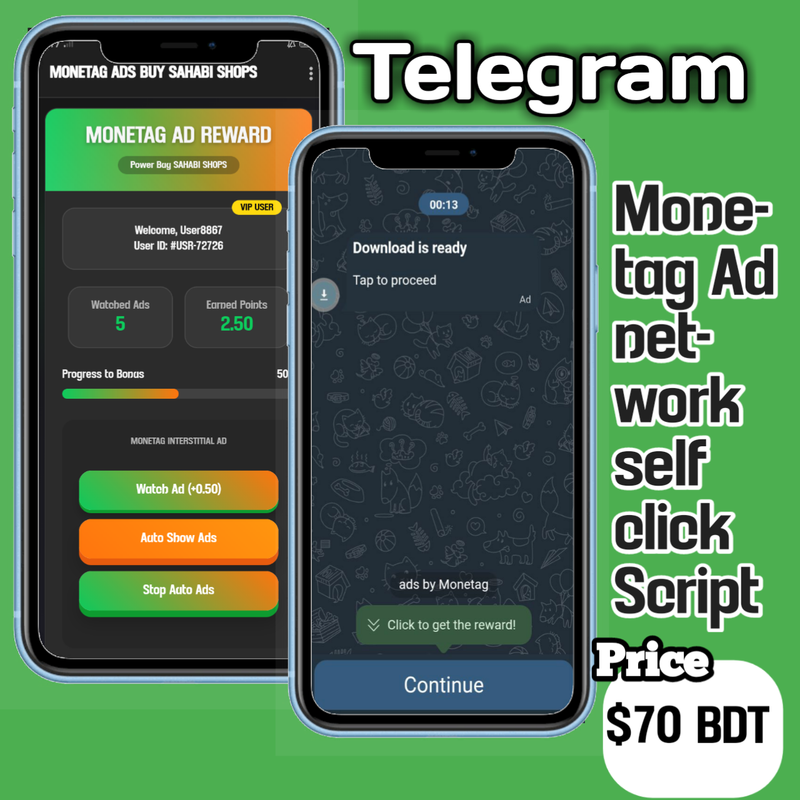 Monetag Ad Self Click Script